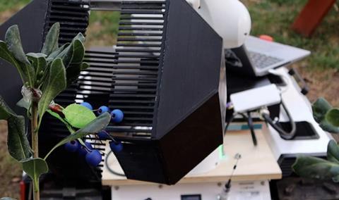 Chile robotic fruit harvester