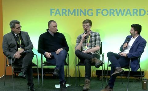 FL 2024 Farming Forward Sustainability (left to right) Efthimios Livaditis, Joakim Rytterborn, Jack Farmer, Kyle Freedman