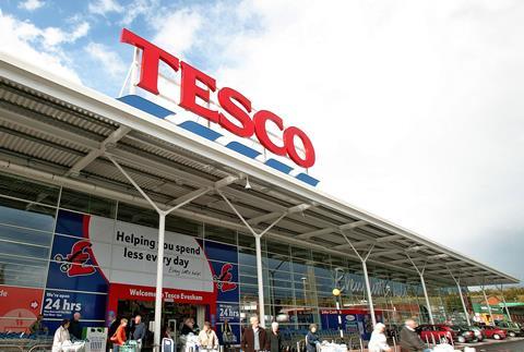 Tesco is the UK grocery market leader