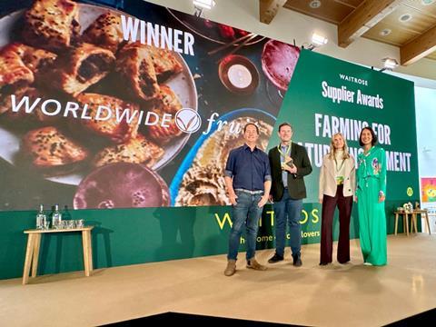 WWF wins Waitrose regen award