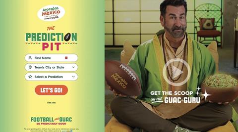 Avocados From Mexico Super bowl Prediction Pit