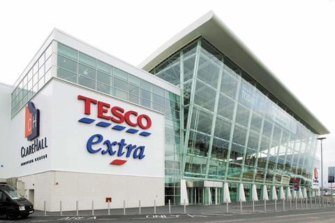 Tesco's UK & ROI sales were up 7.8% over Christmas