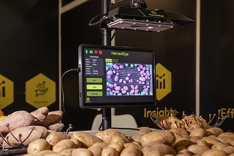 Mit einer 3D-Kamera und einem lernenden Algorithmus wird die Qualität der Kartoffelernte bewertet. Foto: Messe Berlin