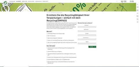 Der Grüne Punkt: RecyclingCOMPASS für Einstufung der Recyclingfähigkeit
