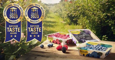 Five Driscoll's berries scooped taste awards