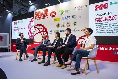The panel discusses the future of breeding at Asiafruit Congress at the 2024 Asiafruit Knowledge Centre
