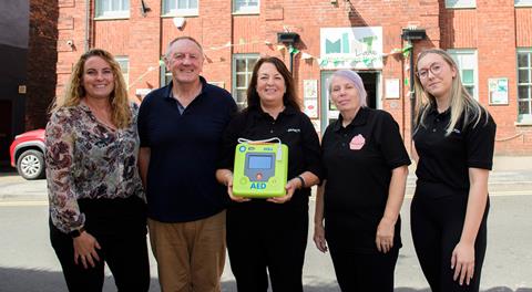 The potato supplier will also be donating defibrillators to more organisations in Scotland and Somerset