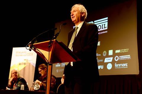 Minister Zeichner Addresses Fenland SOIL Conf 2025