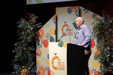 Justin Chadwick at the 2026 Australian Citrus Congress