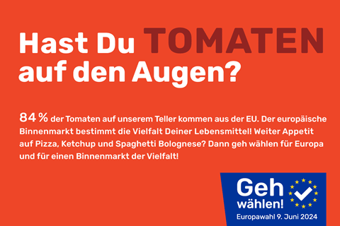 Lebensmittelwirtschaft Kampagne Europawahl 2024