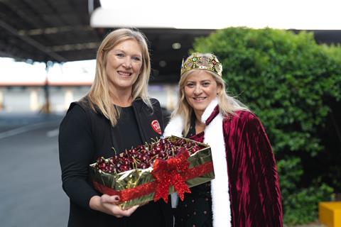 (l-r) Pick a Local, Pick SA! campaign manager Penny Reidy with 2023 cherry queen Christine Scalzi