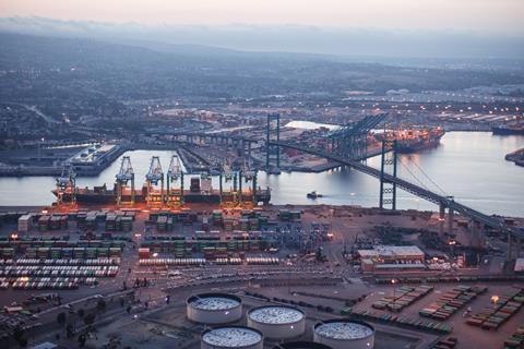 Port of Los Angeles Adobe Stock image