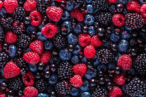Assorted fresh berries Adobe