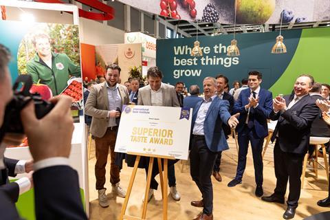 The taste award was unveiled at the Fruit Logistica trade show in Berlin