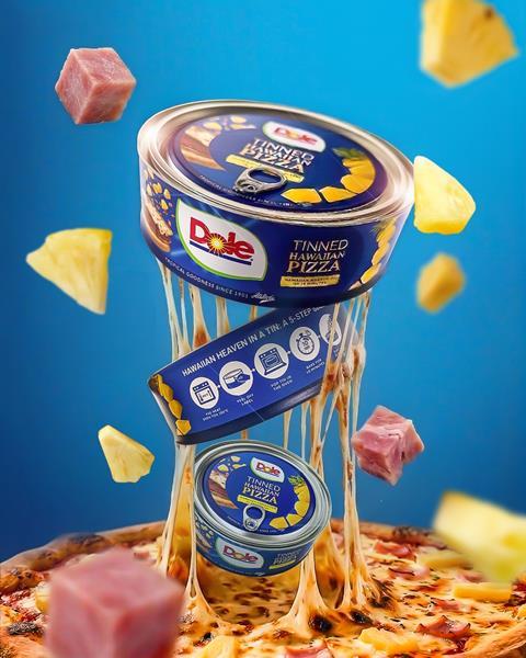 Dole tinned Hawaiian pizza