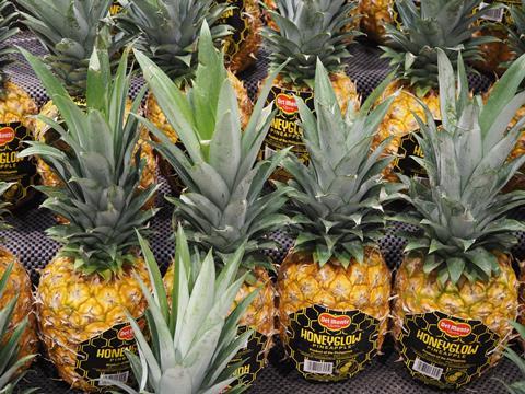 Del Monte Honeyglow Pineapples in China MUST CREDIT Ned Snowman Adobe Stock