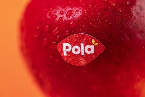 Jabłko Pola apple label Rajpol Poland