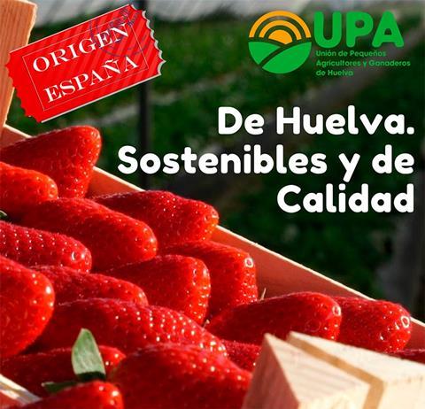Erdbeer-Aktion in Madrid