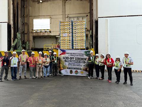 Philippines UAE Unifrutti Port ceremony pineapples
