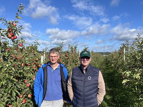 BE Bert Toetenel and Gunther De Vadder BelOrta apples2