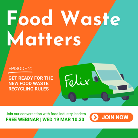 The Felix Project waste webinar takes place on Wednesday