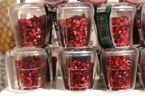 India pomegranate arils