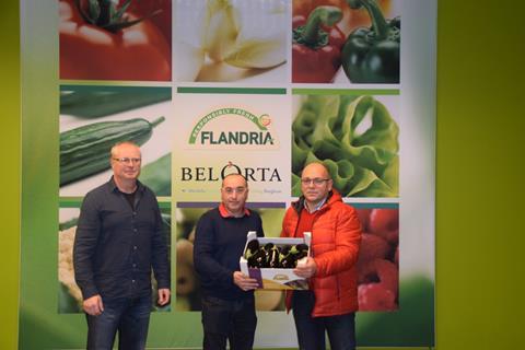 Bruno Vuerinckx (BelOrta), Roger de Wachter (Fruithandel Sebrechts) und Patrick Vanderpooten (Vanderpooten-Anckaert)