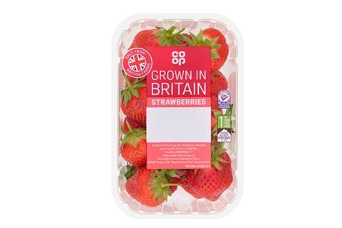 Co-op British strawberries