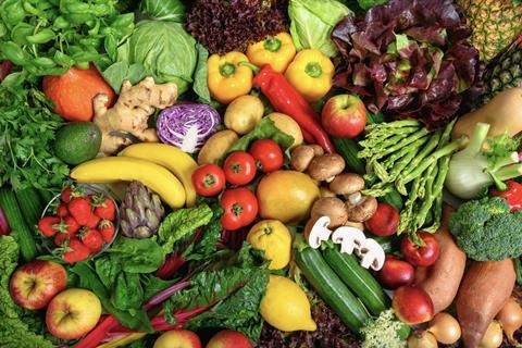 Mixed fruit and vegetables
