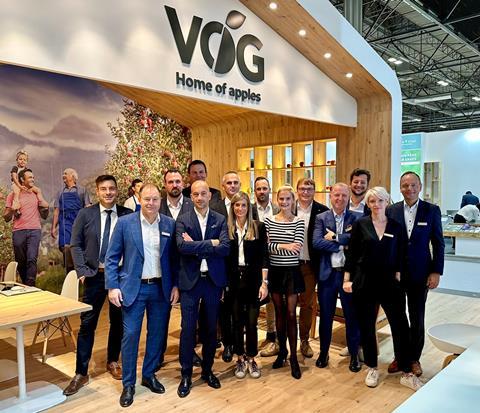Members of the Vog management team at Fruit Attraction in Madrid