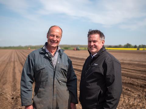 From L-R: Branston's David Armstrong and Andy Blair