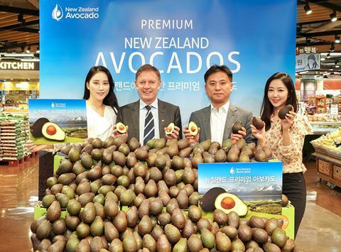 NZ Avocado press event Homeplus Korea