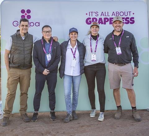 The Grapa Global team at the Australian Arra Fire Crunch field day (l-r) Georgios Bitsakos, Kevin Au Yeung, Nomi Karniel-Padan, Kelly Wandel, Stephan Nel