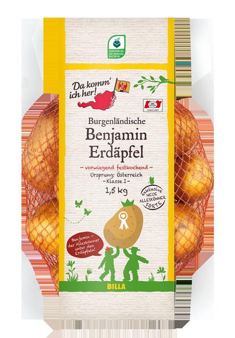 Billa neue Kartoffelsorte Benjamin