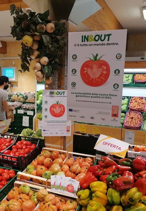 In and OUt promotional poster tomatoes