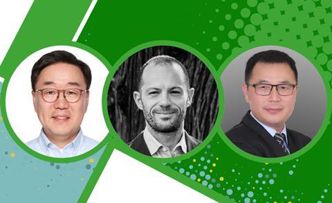 L-r: speakers include Driscoll’s director (Rest of Asia) Andy Suh; Carlo Magni, global consumer insights director of Forward Insight & Strategy; and Vincent Yeh, CEO of Xingyeyuan Group’s international business arm, Xingyeyuan Supply Chain