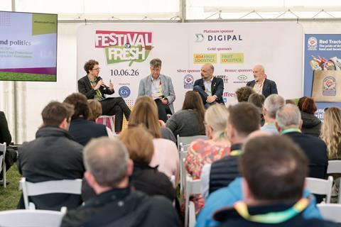 FPJ's Michael Barker (far left) chaired the panel which featured Martin Emmett, Simon Conway and Chris Rose