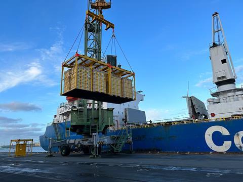 Zespri Zeebrugge April 2024 Crown Garnet Cool Carriers