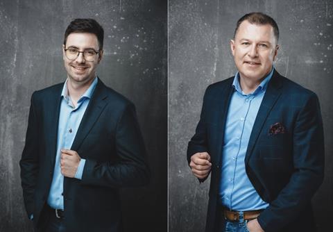 Fresh Forward CEO Marek Leżyński, left, and Leżyński and