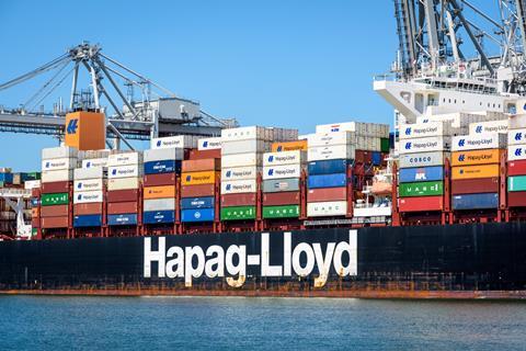 Hapag-Lloyd container ship Adobe