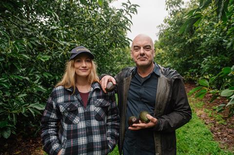 Delroy Orchards Farm Manager Suzie Delroy and chef Mark Best