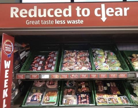 A new Reduced to Clear zone in Aldi