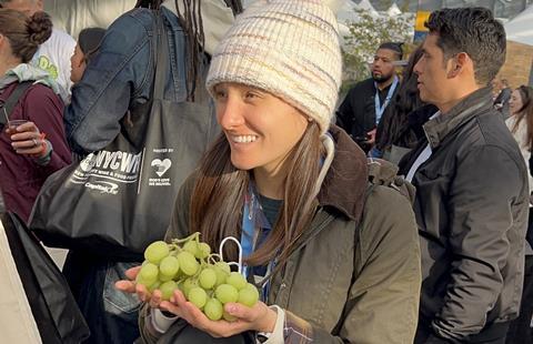 Autumncrisp grapes New York show