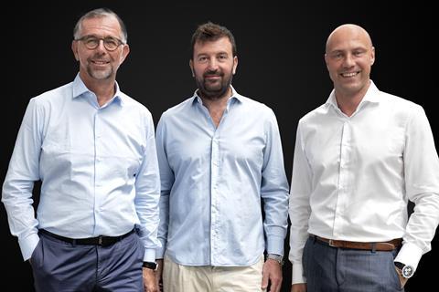 Multivac übernimmt Mehrheitsanteile an Italianpack S.p.A - v.l. Christian Traumann, Tomaso Petrini und Dr. Tobias Richter