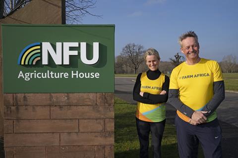 NFU President Minette Batters (left) will be joined by NFU Vice President David Exwood