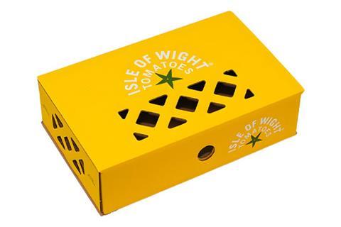 Smurfit Kappa's lattice box for Isle of Wight Tomatoes
