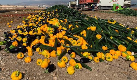 Almería: 130.000 t Gemüse vernichtet