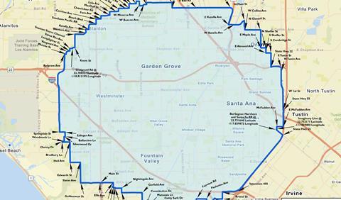 Orange County. fruit fly quarantine