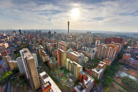 Johannesburg from above Adobe