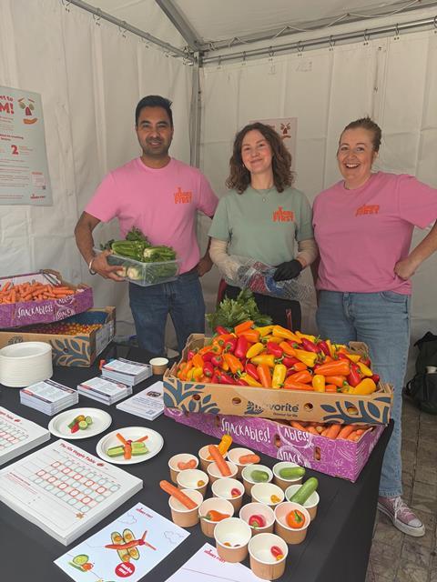 l-r Param Turna, Georgia Morison and Eliza Wilcox